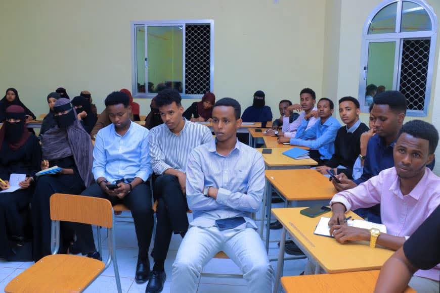 Participants gathered in a classroom
